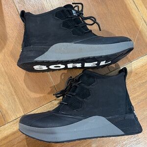 Sorel Black Rain & Snow Boots